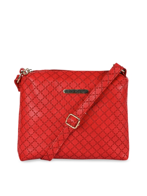 

Bagsy Malone Red Textured Sling Bag
