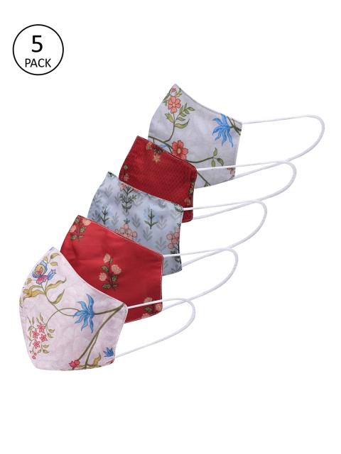 

Be Indi Women 5 Pcs Assorted 3-Ply Anti-Pollution Cloth Masks