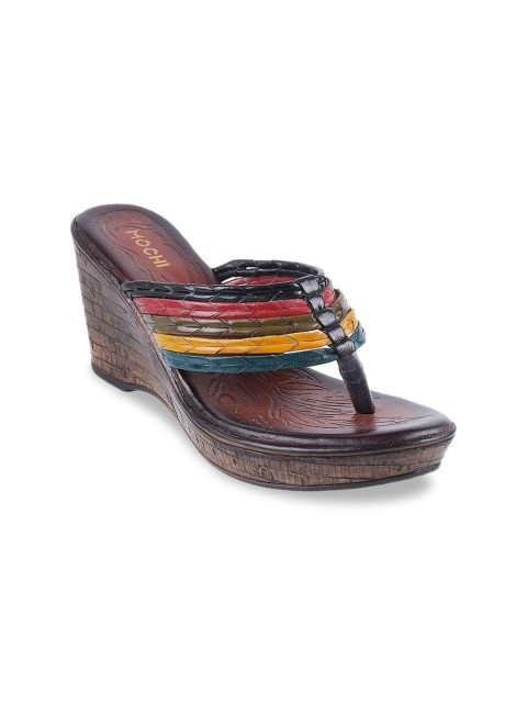 

Mochi Women Multicoloured Colourblocked Sandals, Multi