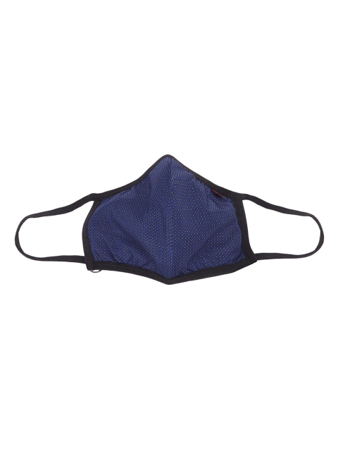 

Clovia Unisex Navy Blue 3-Ply Reusable Cloth Mask