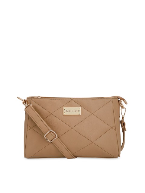 

Lapis O Lupo Beige Solid Sling Bag