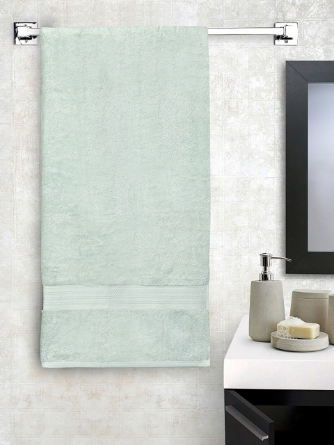 

SPACES Unisex Blue Solid 650 GSM Renaissance Eggshell Bath Towel