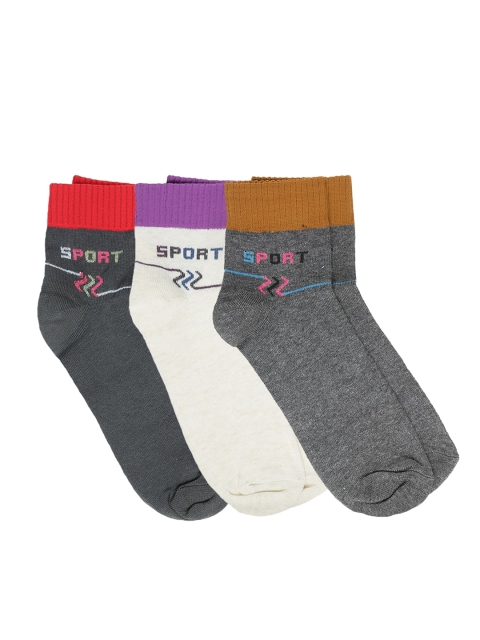 

Dollar Men Pack of 3 Assorted Ankle-Length Socks