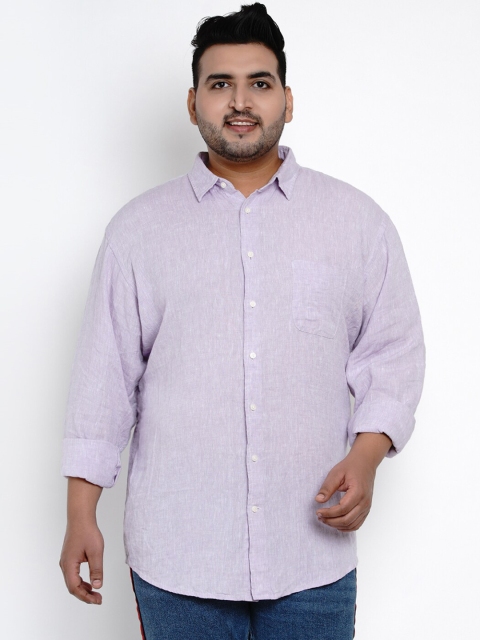 

Santonio Men Lavender Slim Fit Solid Casual Shirt
