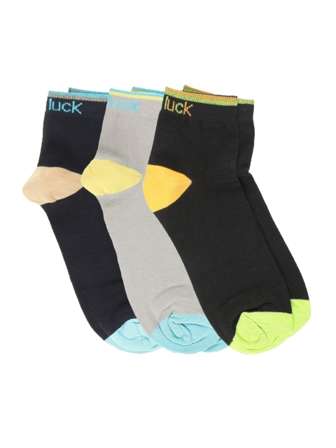 

Dollar Men Pack of 3 Assorted Ankle-Length Socks