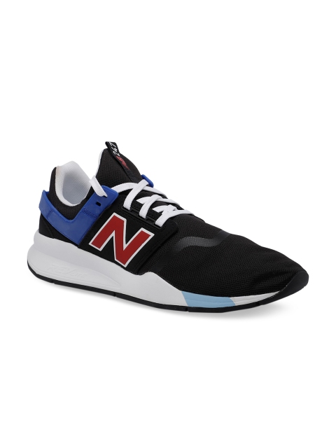 

New Balance Men Black & Blue 247V2 Running Shoes