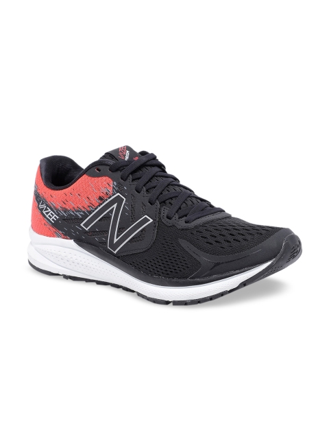 

New Balance Men Black & Coral Pink PRISMV2 Running Shoes