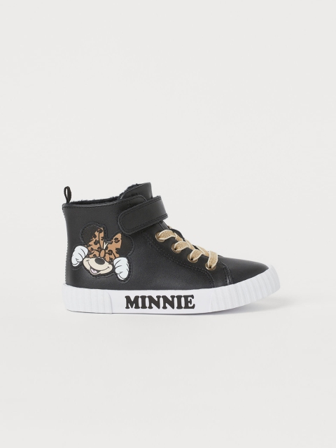 

H&M Girls Black Hi-Top Trainers