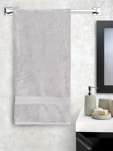 

SPACES Unisex Grey Solid 670 GSM Rennaissance Bath Towel