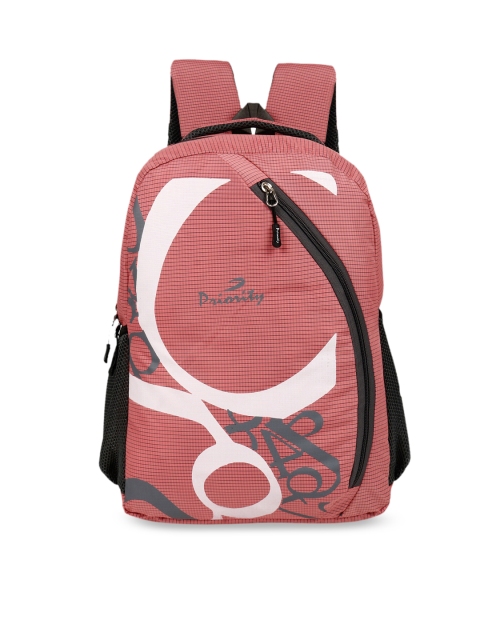 

Priority Unisex Pink Graphic 40L Backpack