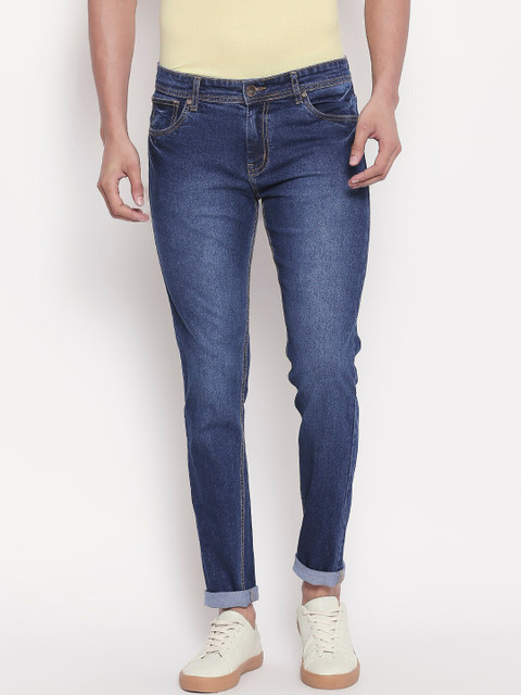 

High Star Men Blue Slim Fit Mid-Rise Clean Look Stretchable Jeans