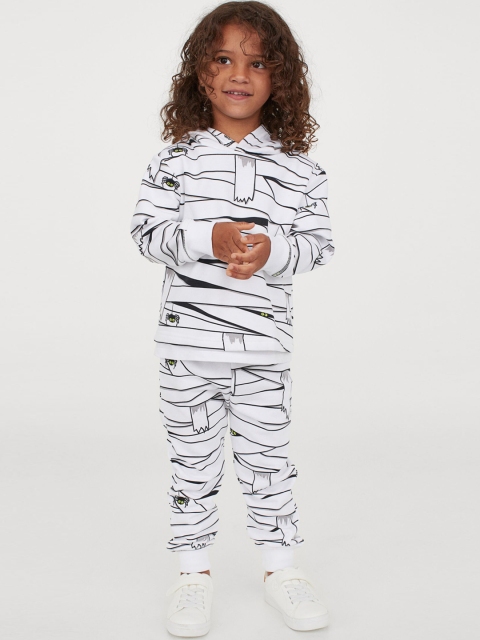 

H&M Boys Black & White 2-Piece Printed Set, Blue