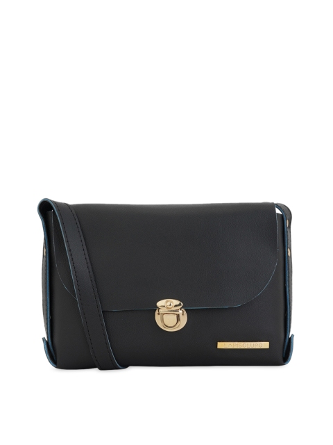 

Lapis O Lupo Black Solid Sling Bag