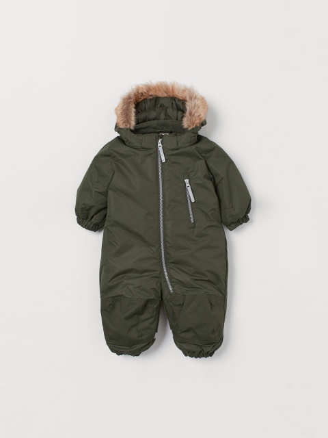 

H&M Boys Green Water-Repellent All-In-1 Suit