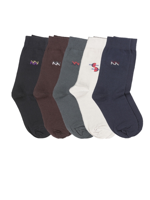 

Dollar Men Pack of 5 Assorted Calf-Length Socks