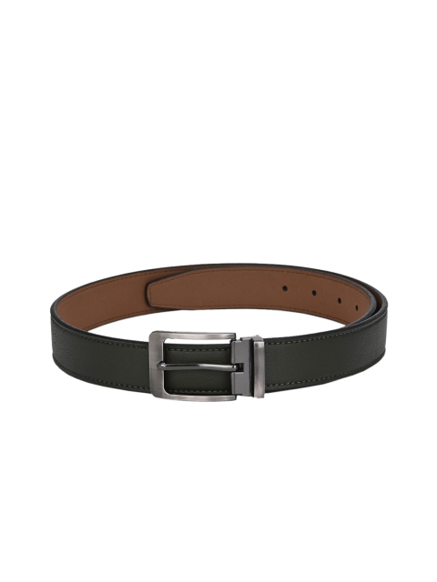 

Calvadoss Men Green Solid Belt
