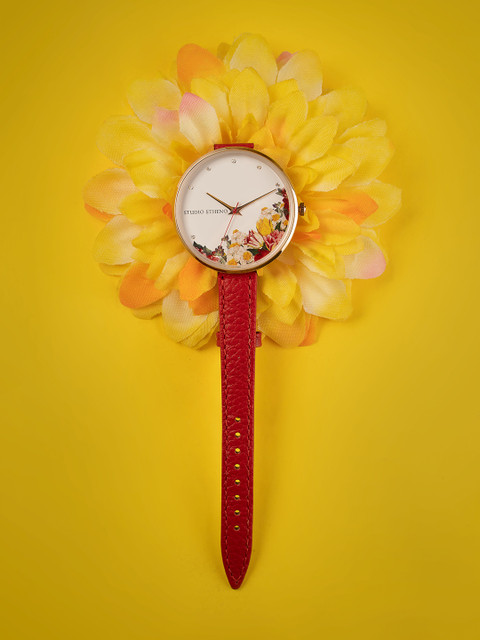 

STUDIO ETHENO Women Multicoloured Analogue Watch F5, White