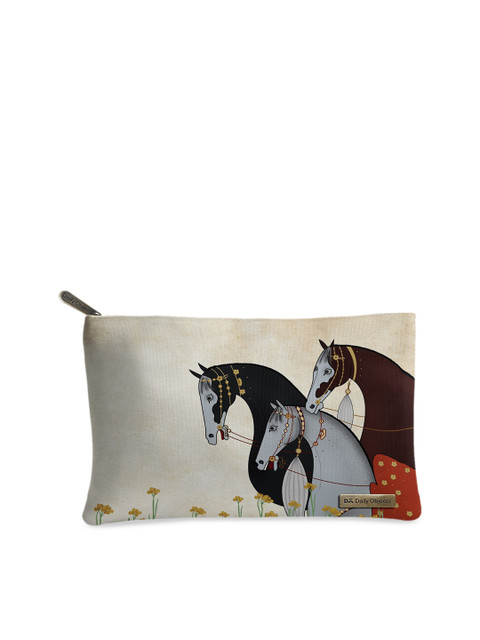 

DailyObjects Women Multicolored Printed Canvas Pouch, Multi