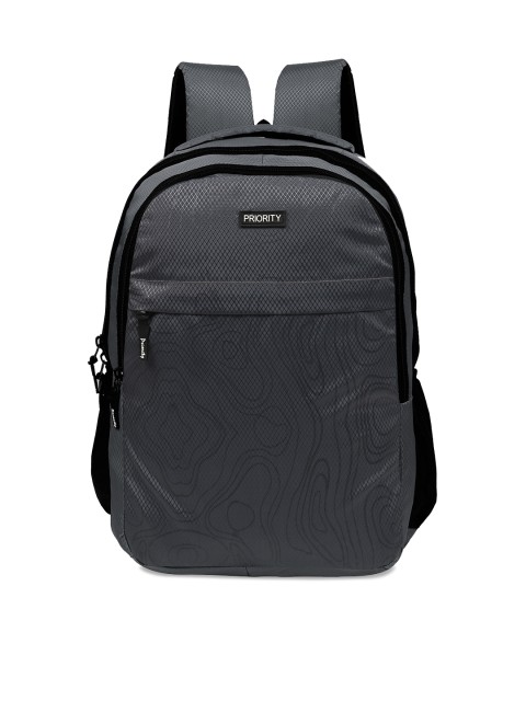 

Priority Unisex Black Graphic 40L Backpack