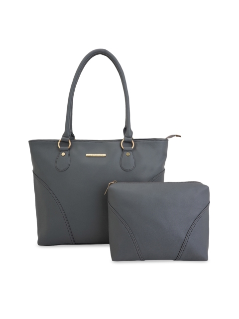 

Lapis O Lupo Grey Solid Shoulder Bag