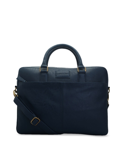 

Lapis O Lupo Unisex Navy Blue Solid 14 inch Laptop Bag