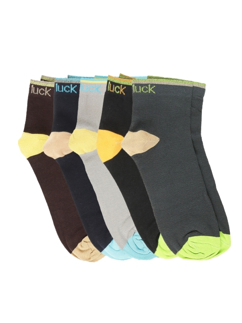 

Dollar Men Pack of 5 Assorted Ankle-Length Socks