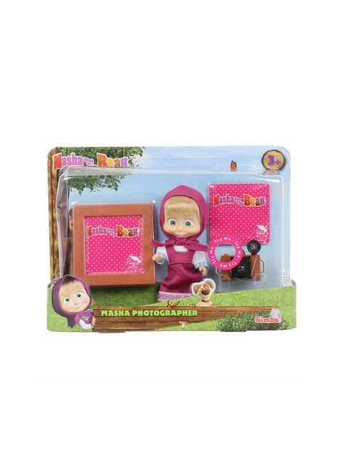 

Masha and The Bear Unisex Kids Multicoloured Simba Masha Photographer, Multi