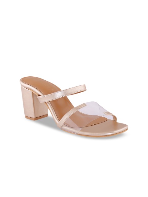 

Siendo Desi Women Transparent Heeled Mules