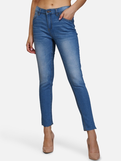 

Kotty Women Blue Skinny Fit Mid-Rise Clean Look Jeans