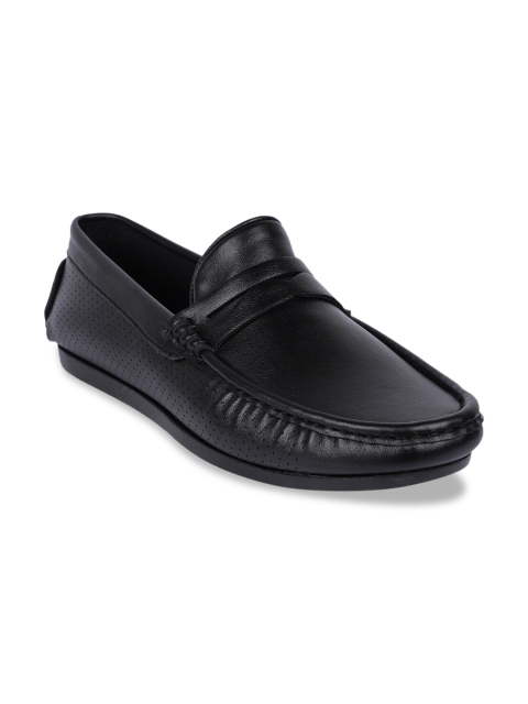 

Respiro Men Black Solid Loafers