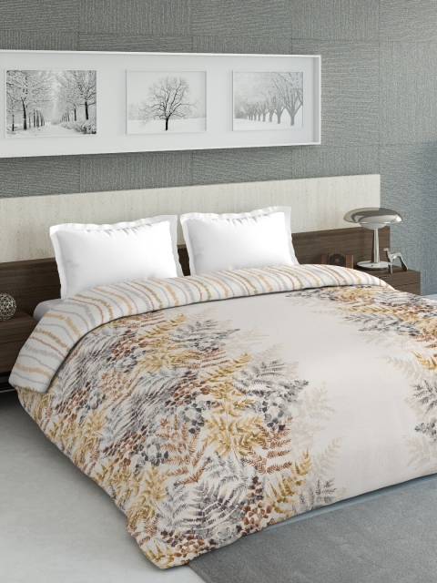 

DDecor Yellow Floral Mild Winter 150 GSM Double Bed Comforter