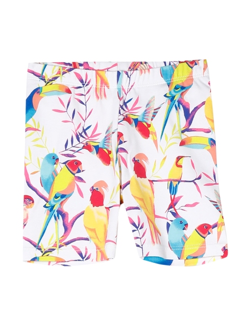 

The Childrens Place Girls Multicoloured Printed Regular Fit Shorts, Multi