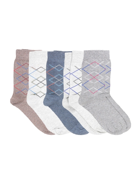

Dollar Men Pack of 5 Assorted Calf-Length Socks