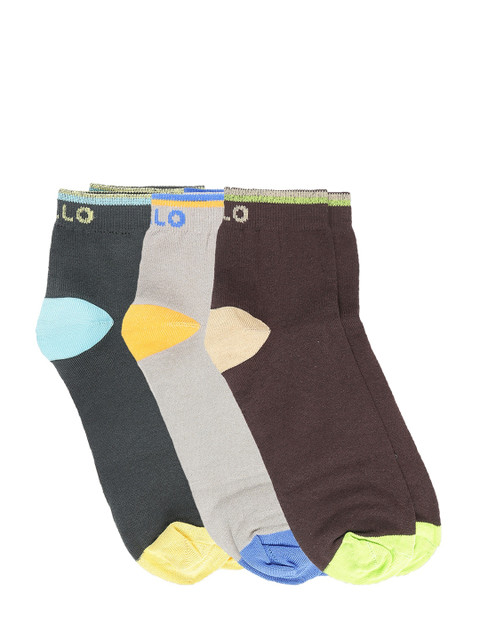 

Dollar Men Pack of 3 Assorted Ankle-Length Socks