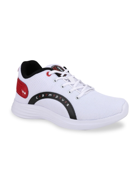 

Campus Men White Mesh Running Shoes