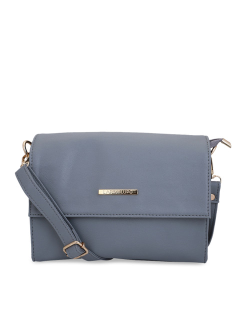 

Lapis O Lupo Grey Solid Sling Bag