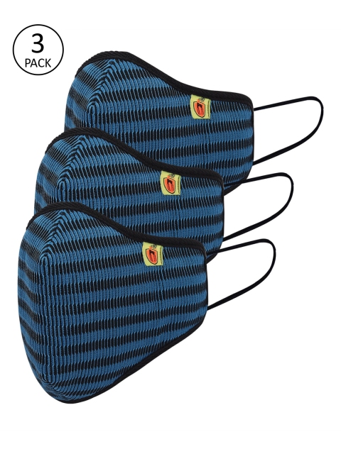

Marc Loire Adults Pack of 3 Reusable 6-Layers Outdoor Masks, Multi