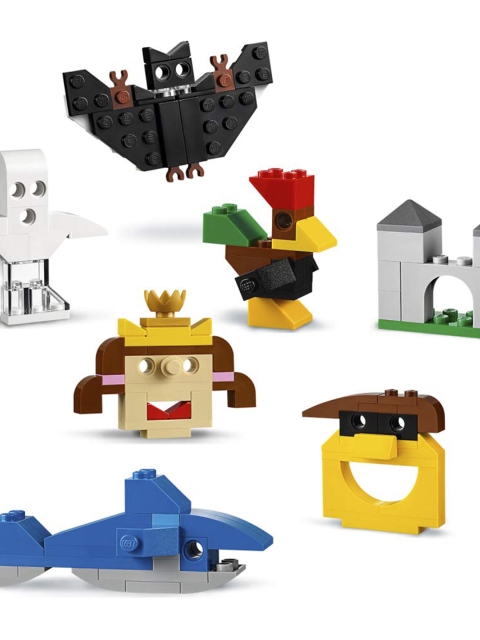 

LEGO Unisex Kids Multicoloured Bricks And Lights Set, Multi