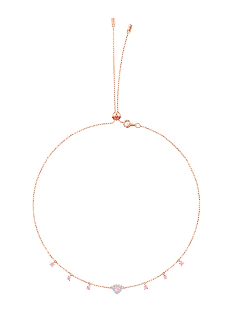 

SWAROVSKI Rose Gold-Plated & Pink One Choker Necklace