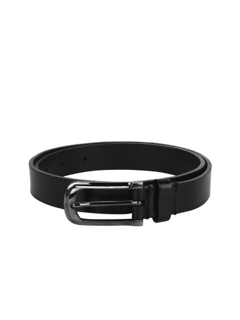 

Aditi Wasan Women Black Solid Genuine Leather Belt