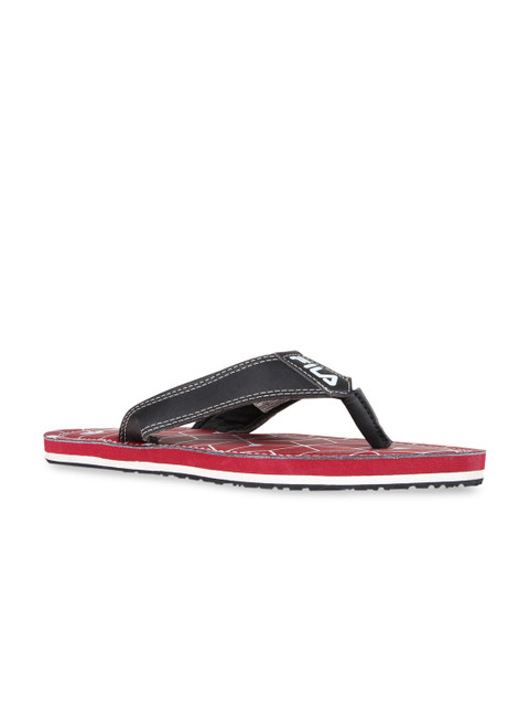 

FILA Men Black Printed Thong Flip-Flops