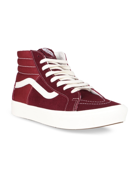 Vans Unisex Burgundy COMFYCUSH SK8 Mid-Top Sneakers