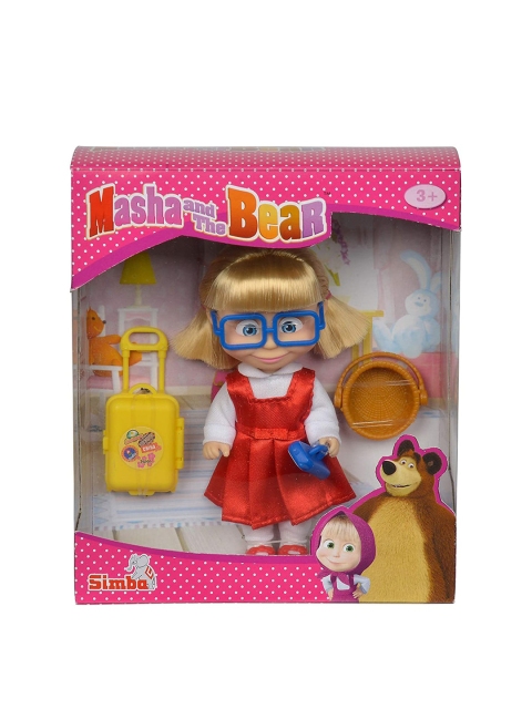 

Masha and The Bear Unisex Kids Multi-Coloured Masha's Cousin Dasha Doll Set