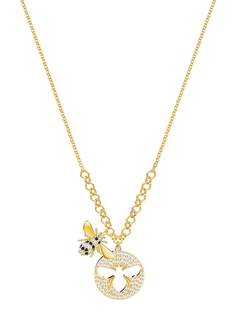 

SWAROVSKI Gold-Plated & White Lisabel Necklace