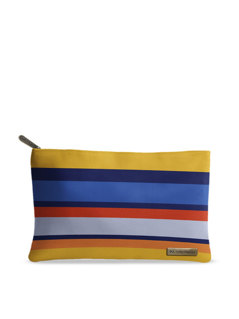

DailyObjects Multicolored Striped Travel Pouch, Multi