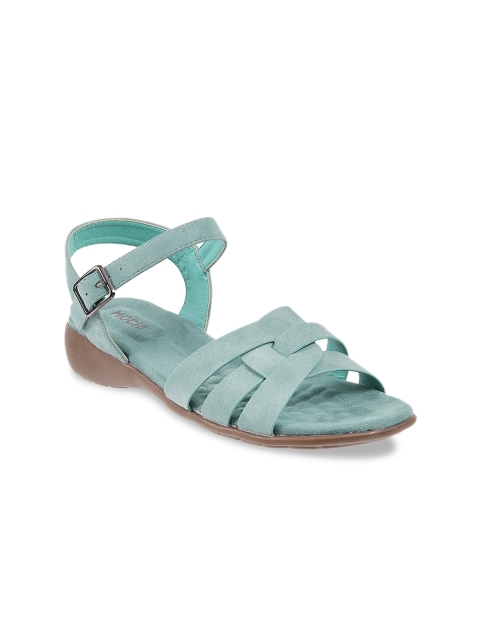 

Mochi Women Mint Green Solid One Toe Flats