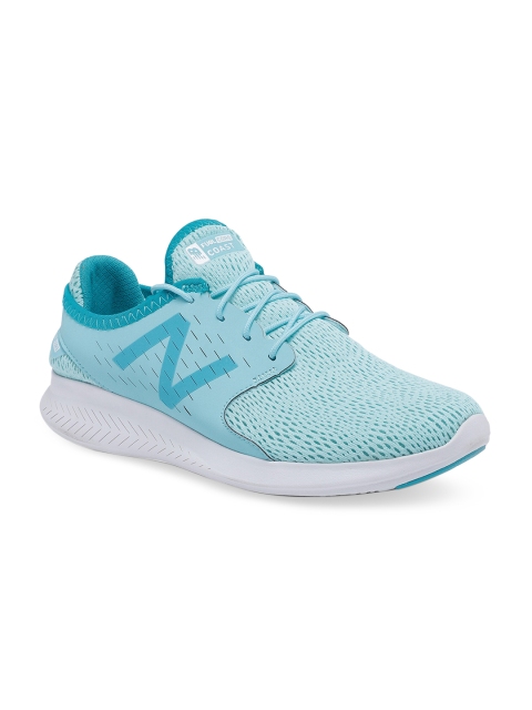 

New Balance Women Blue Mesh Running Shoes