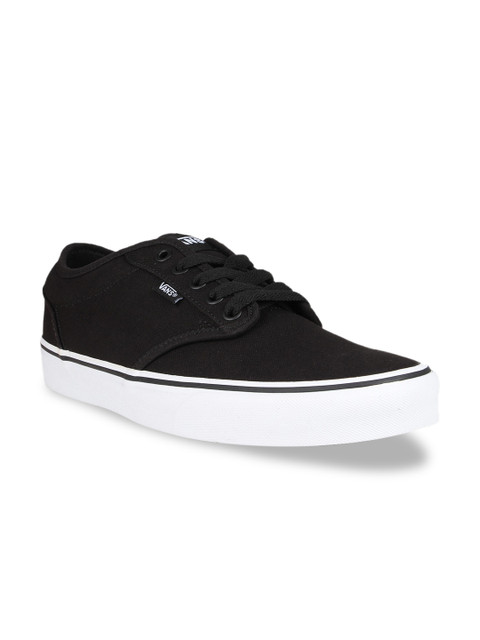 

Vans Men Black Solid PU Sneakers