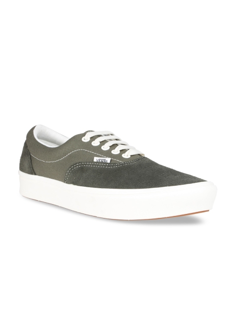 

Vans Unisex Grey & Olive Green Colourblocked COMFYCUSH ERA Sneakers