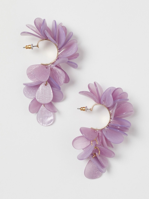 

H&M Women Purple Earrings